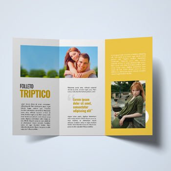 tripticos impresos bajo volumen urgentes con envio a domicilio