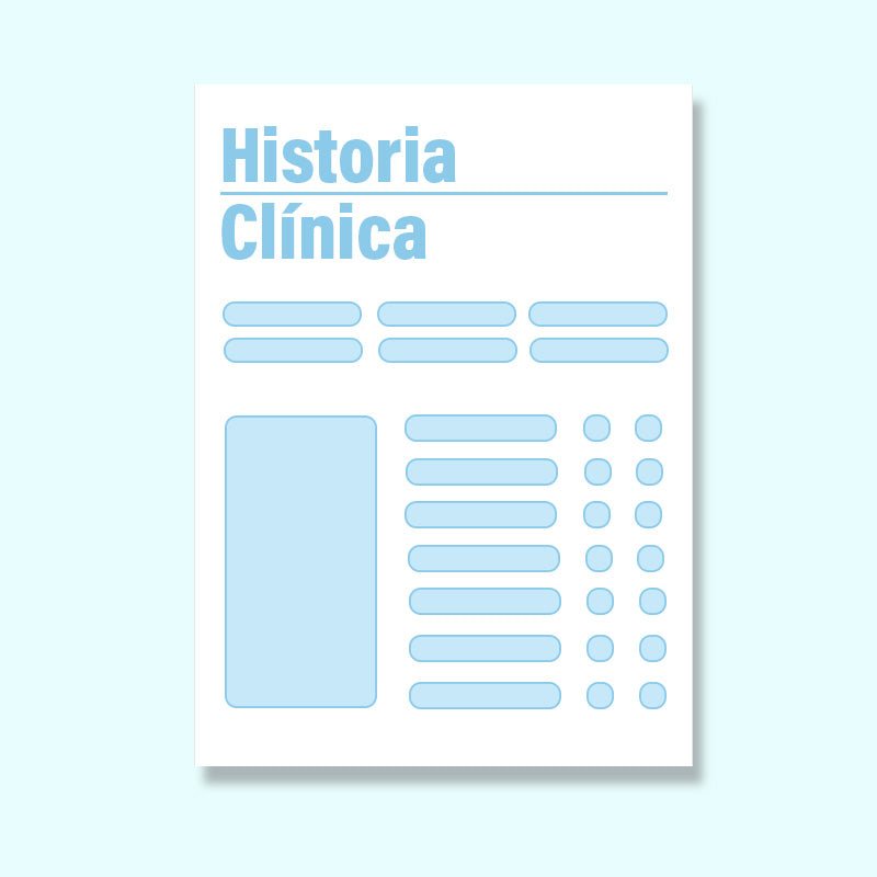 Historial Clínico Impreso para tu consultorio, de 1 a 4 paginas puede ser media carta o carta completo en papel bond de 90g