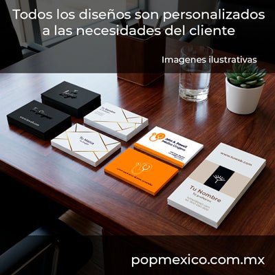tarjetas de presentacion diseño personalizado con toda tu informacion.