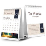 Calendario de Escritorio 2026 medida 1/4 de Carta 7 hojas - Pop México