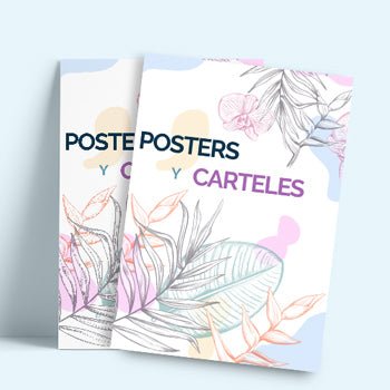 Posters y carteles impresos desde 100 piezas en salida digital, medida 43x28cm, entregamos a todo México