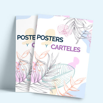 Posters y carteles impresos desde 100 piezas en salida digital y offset