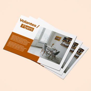 Volantes flyers promocionales impresos desde 100 piezas a color; elige cartulinas gruesas por el mismo precio. Envios Urgente