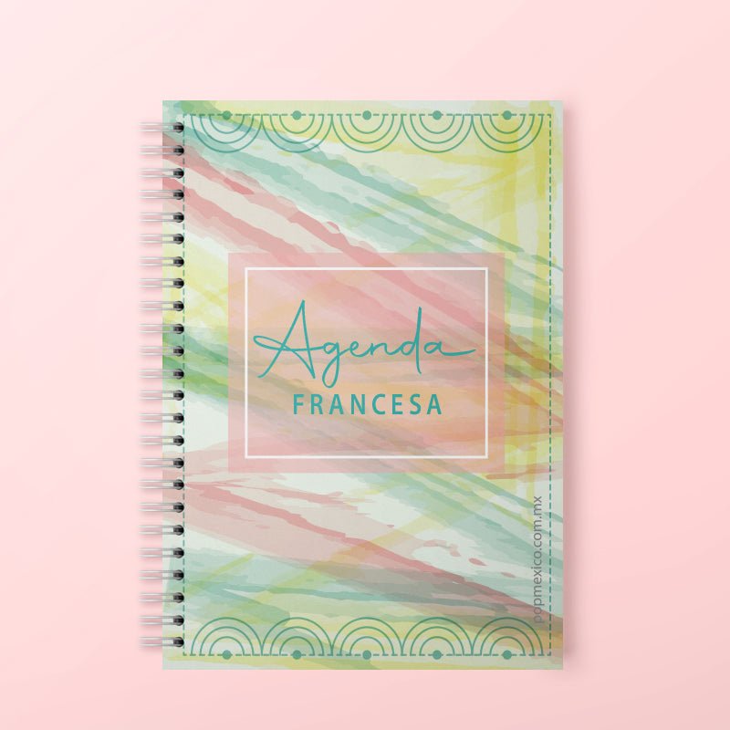 Agenda Forma Francesa 2026 Personalizada 100 hojas Agenda Forma Francesa 2026 Personalizada 100 hojas