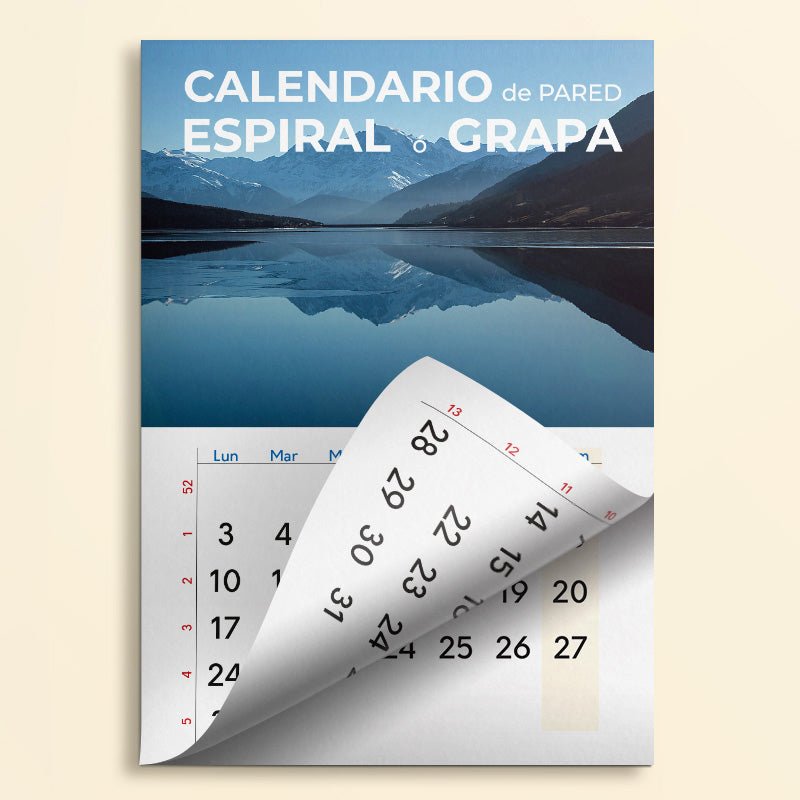 Calendario Pared Chico - Pop México