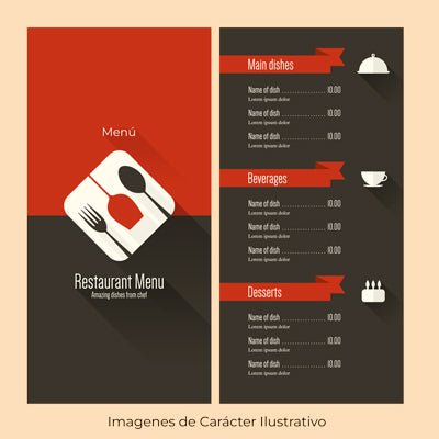 Menu para Restaurante Formato Vertical Impreso Resistente al agua Polypap - Pop Mexico