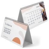 Calendario de Escritorio 2026 de 7 Hojas Media Carta - Pop México