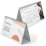 calendarios impresos color promocionales personalizados media carta