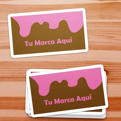 Etiqueta Adhesiva Recta de 11cm - Pop México