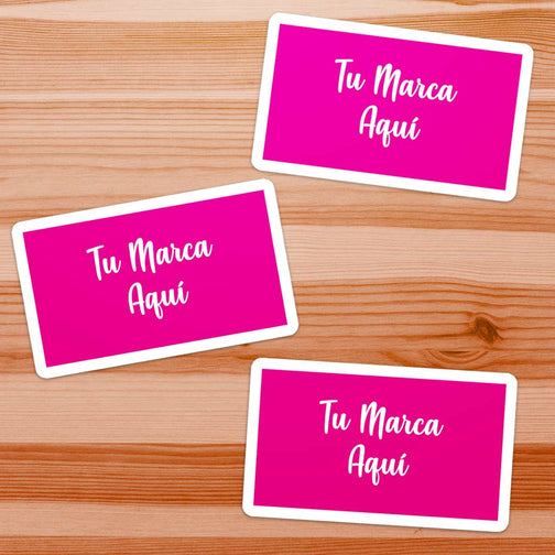 Etiqueta Adhesiva Recta de 12cm - Pop México