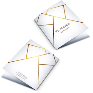 Folders Impresos sin Pestaña Tamaño Carta  medida 22,5x29cm, agrega laminado mate o brillante