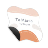 Imanes impresos a color con rectos o circulares de 10cm de diametro y acabados brillantes o mate