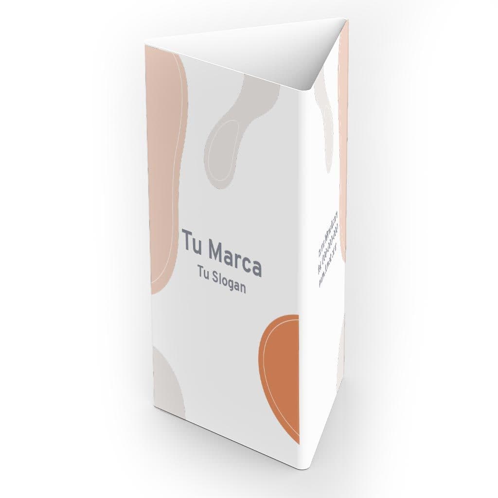 menus portatiles impresos a color con laminado, promociones de alimentos tent card