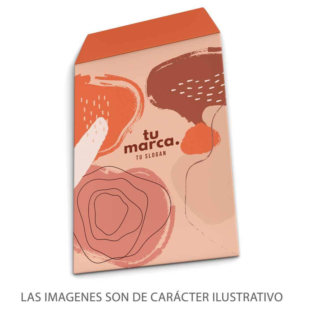 sobre bolsa carta impreso a color en papel bond, reciclado y kraft, engomados y humectados con envio a todo mexico