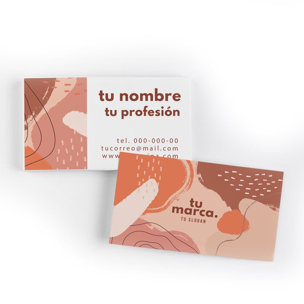 Tarjetas de Presentación a Color Frente y Vuelta - Pop México