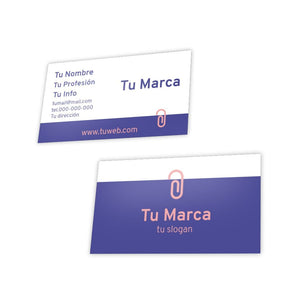 Tarjetas de Presentación con Laminado Soft Touch - Pop México