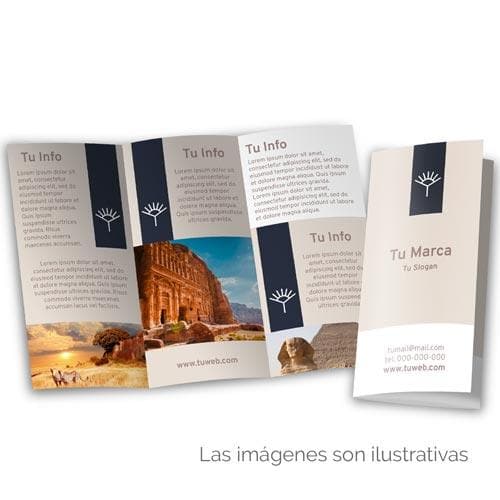 Triptico Carta Offset - Pop México
